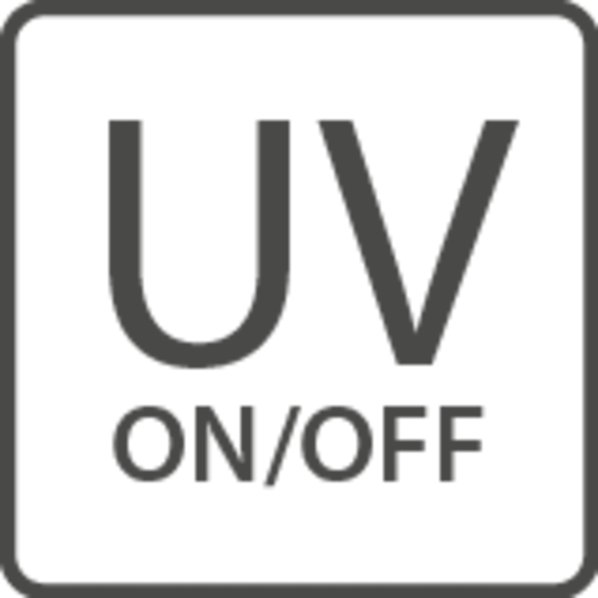 UV on/off