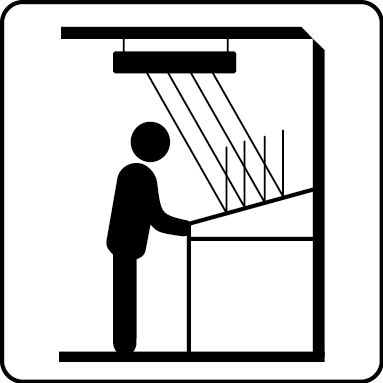 asymmetrische Lichtführung