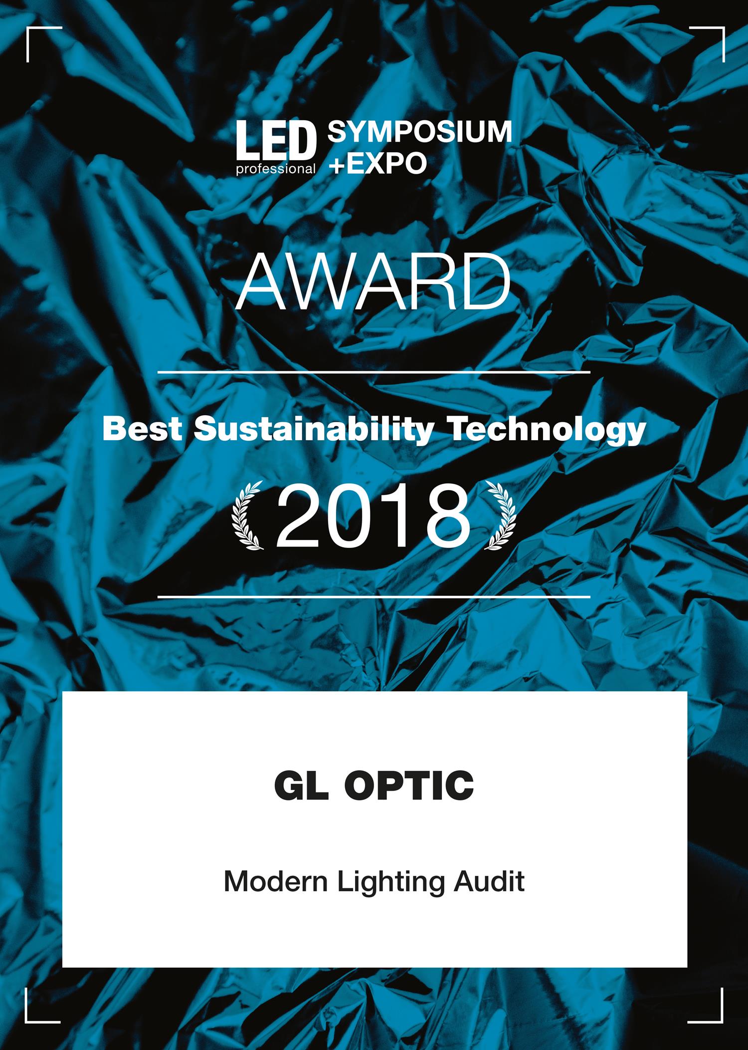 Abbildung Award Best Sustainability Technology 2018