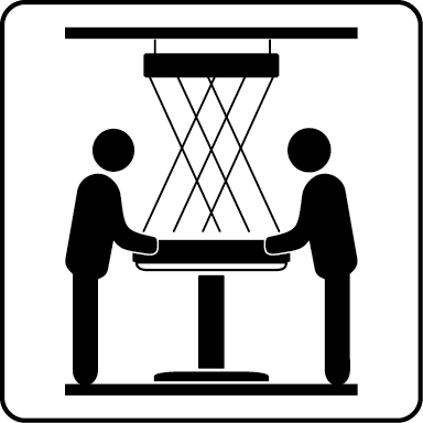 symmetrische Lichtführung