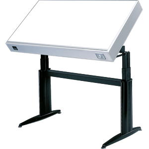 table lumineuse auto-luminescente pour le contrôle qualité